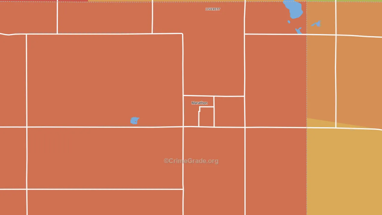 Marathon, IA Map of Murder Rates