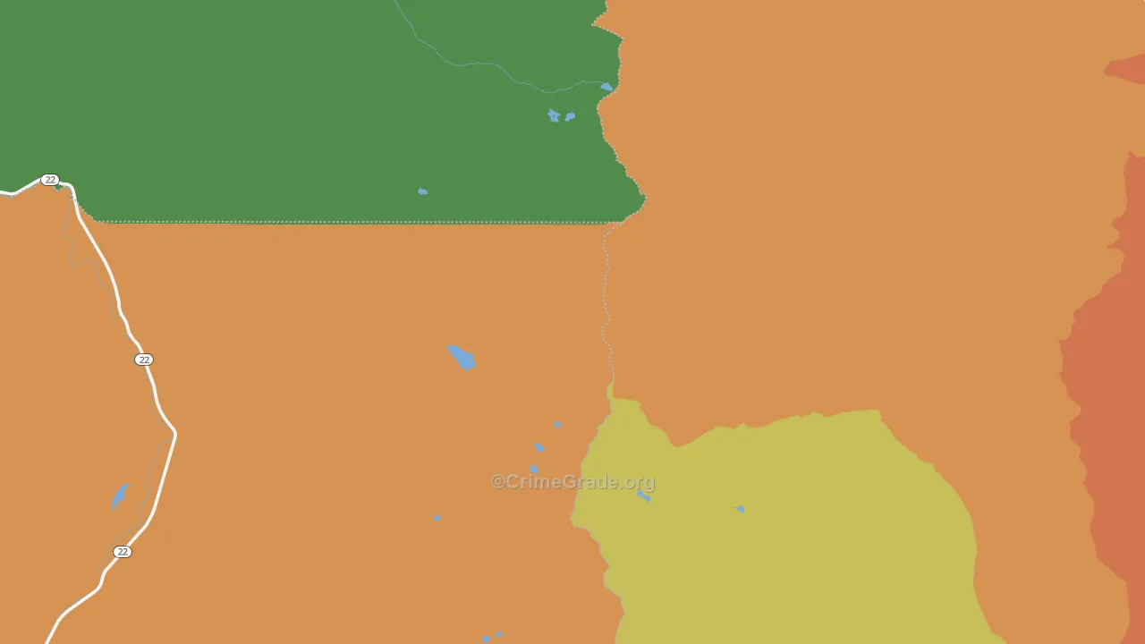 Marion Forks, OR Map of Murder Rates