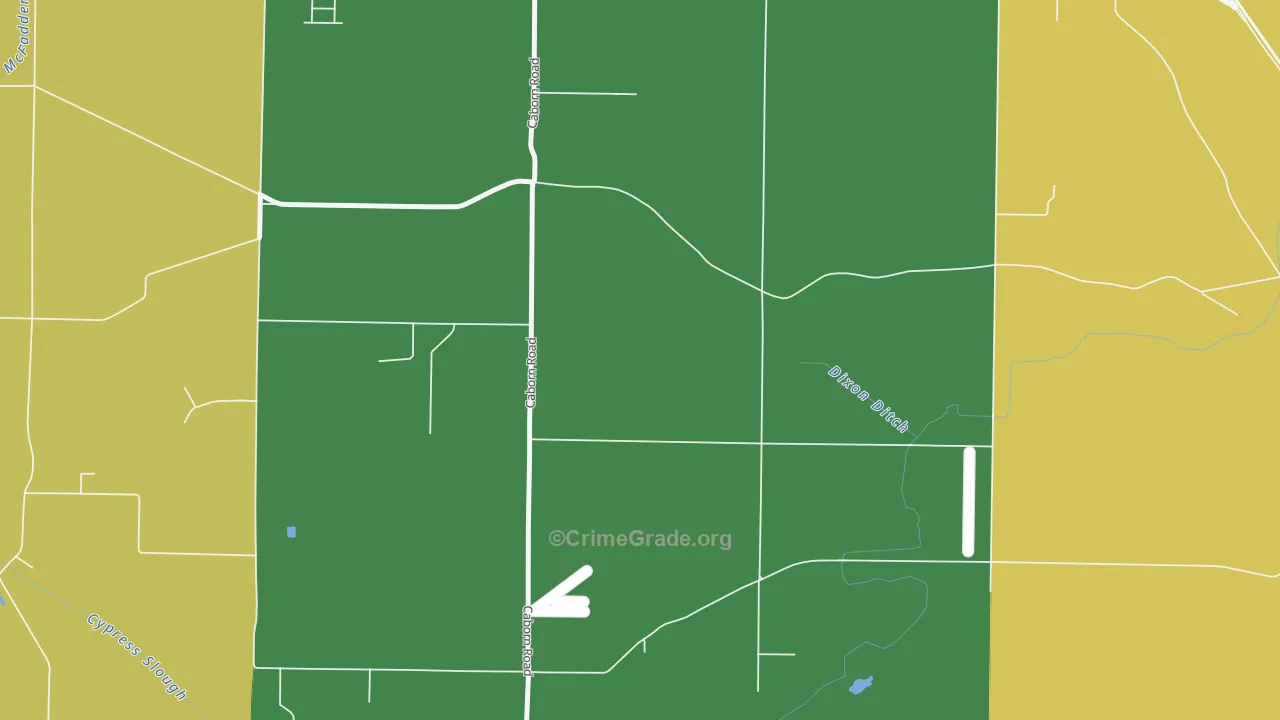 Marrs Center, IN Map of Murder Rates