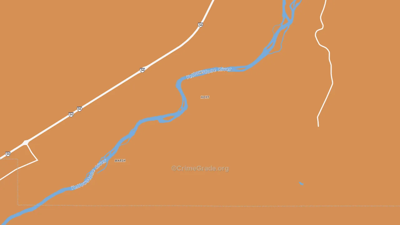 Marsh, MT Map of Murder Rates