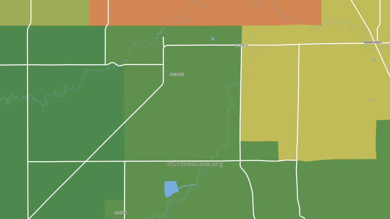 Marshall County, MN Map of Murder Rates