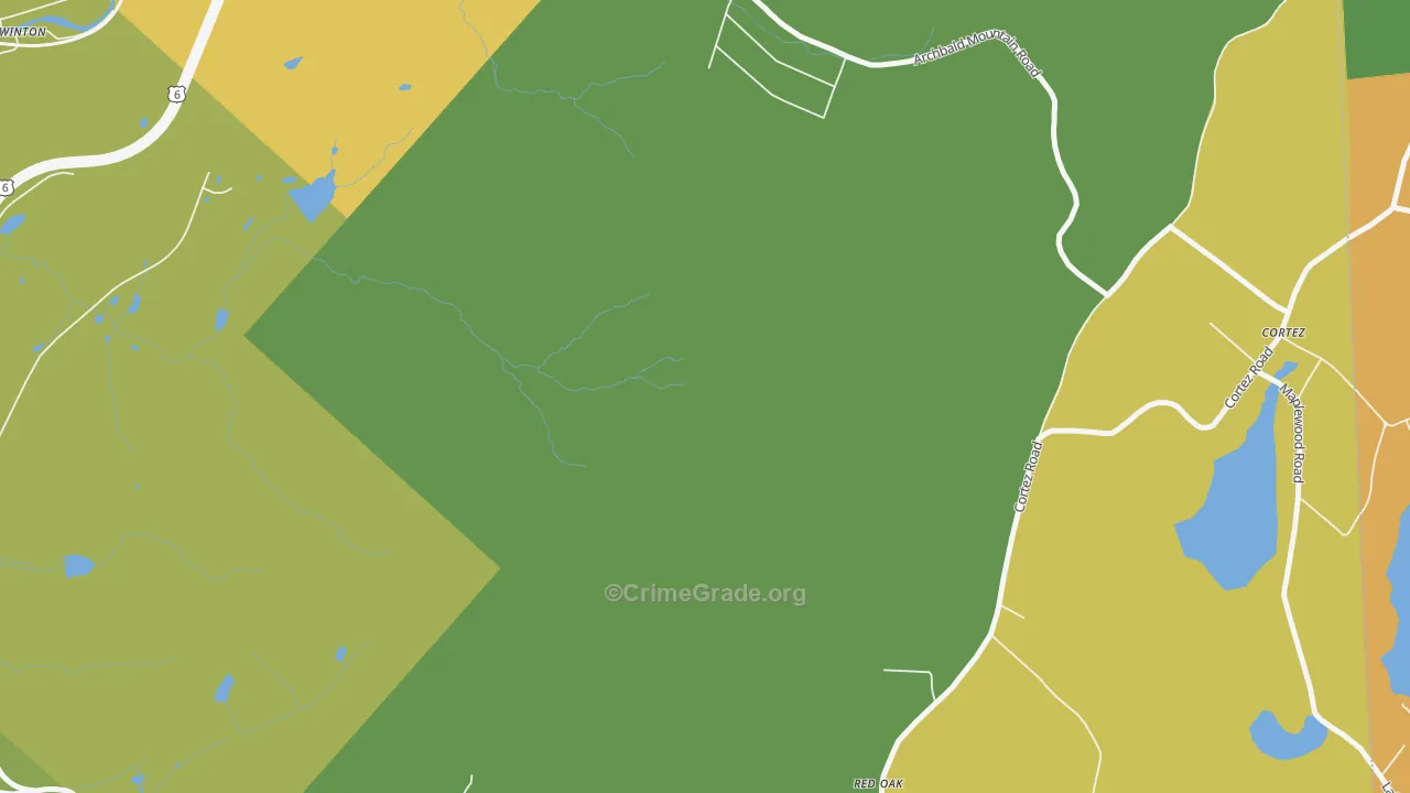 Marshwood, PA Map of Murder Rates