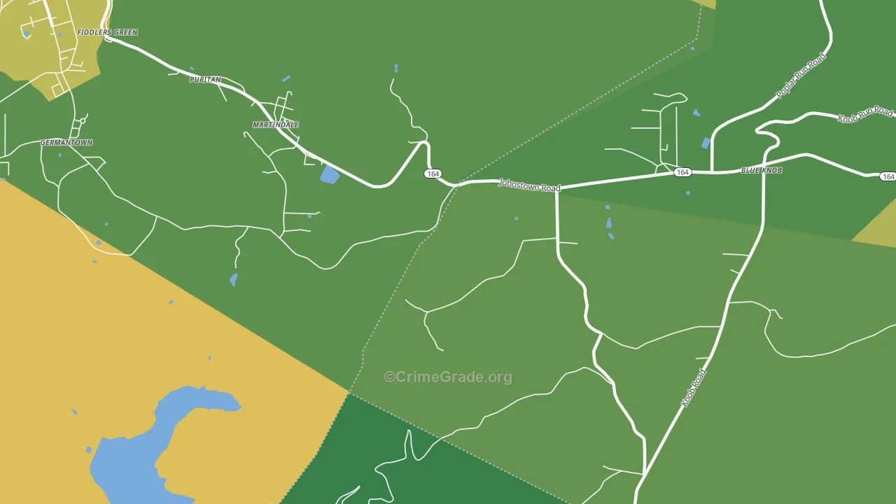 Martindale, PA Map of Murder Rates