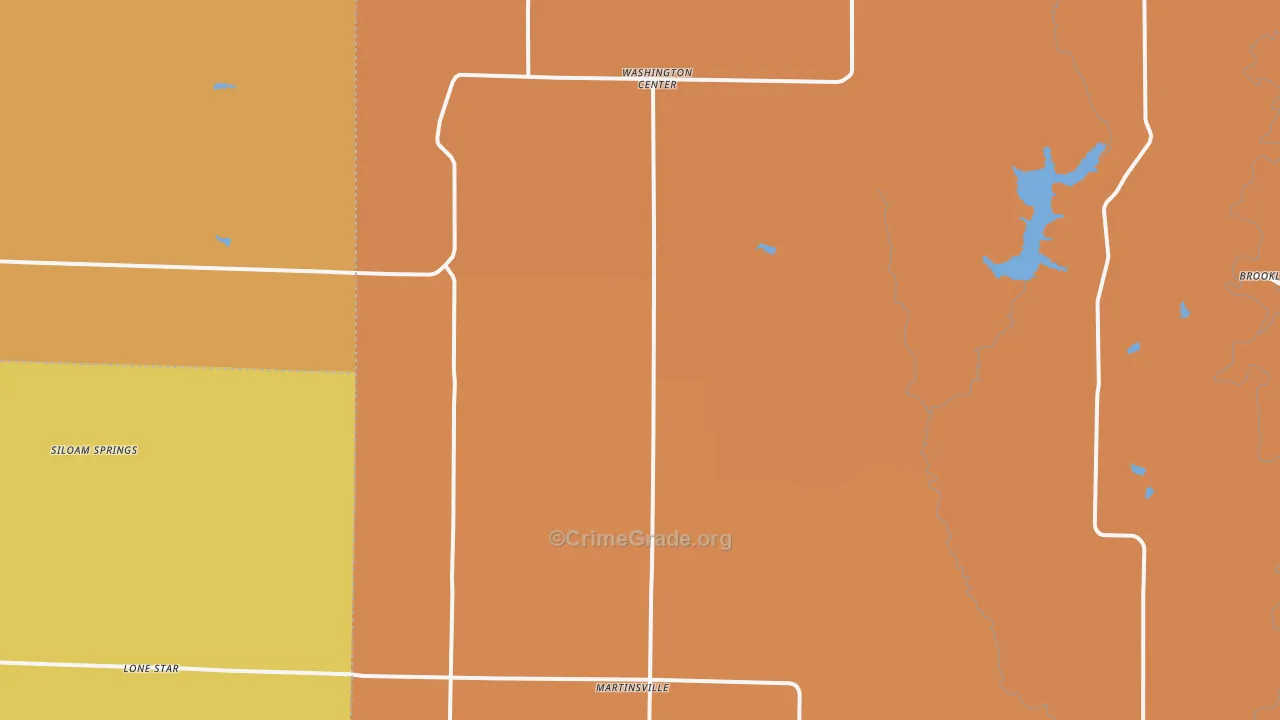 Martinsville, MO Map of Murder Rates
