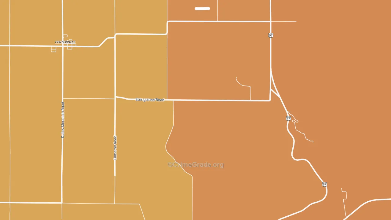 Maryhill, WA Map of Murder Rates