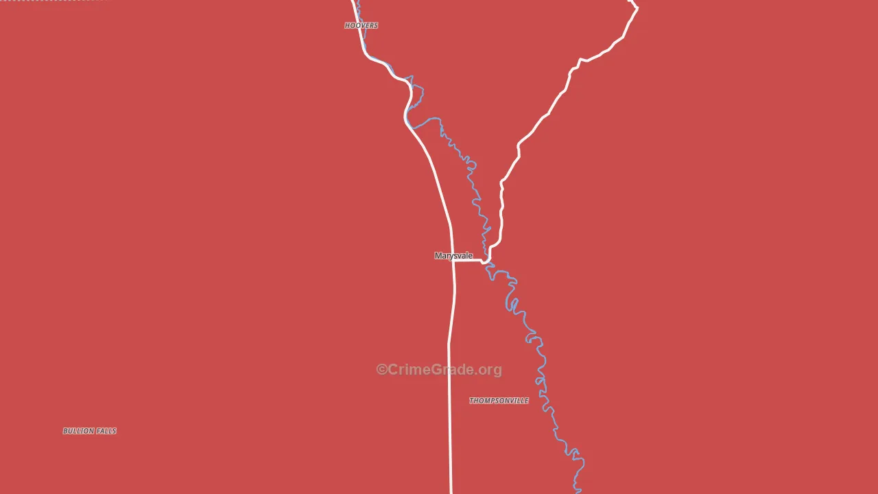 Marysvale, UT Map of Murder Rates