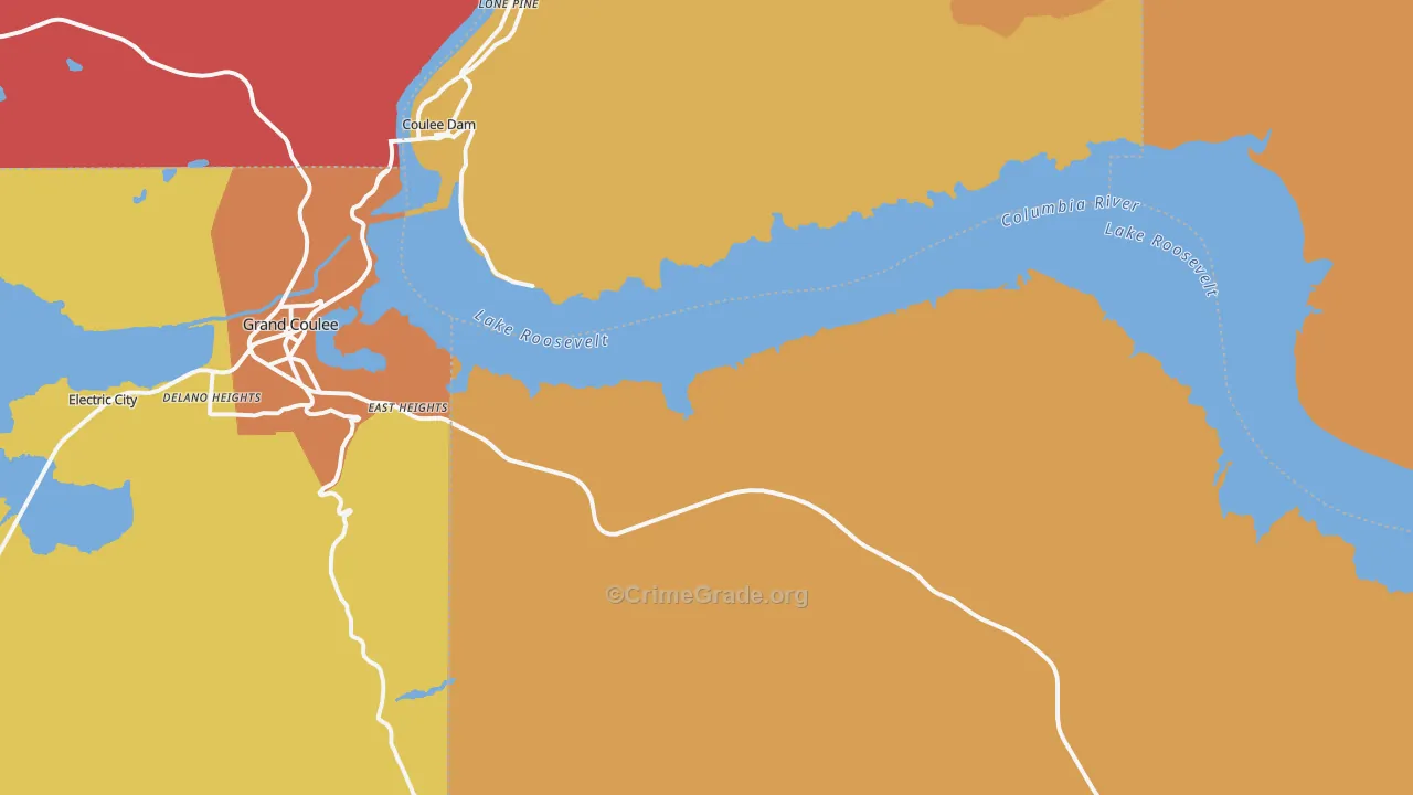 Mason City, WA Map of Murder Rates