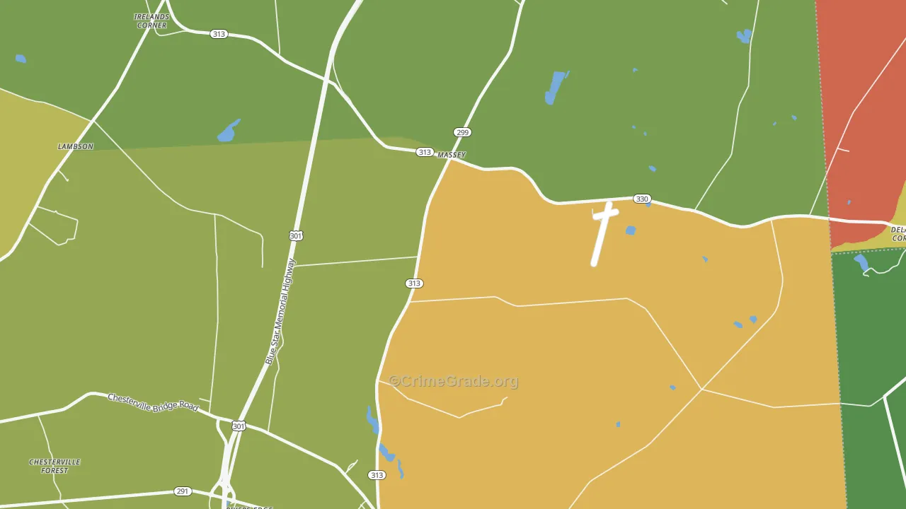 Massey, MD Map of Murder Rates