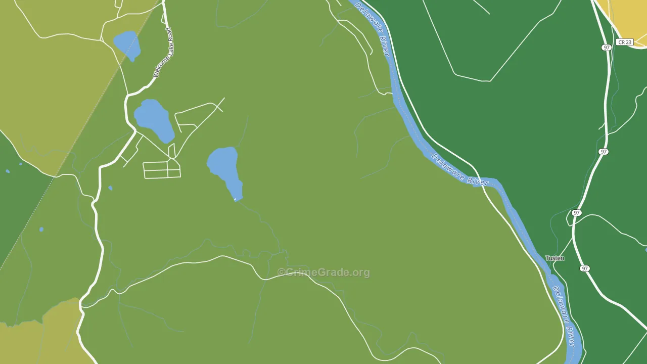 Mast Hope, PA Map of Murder Rates