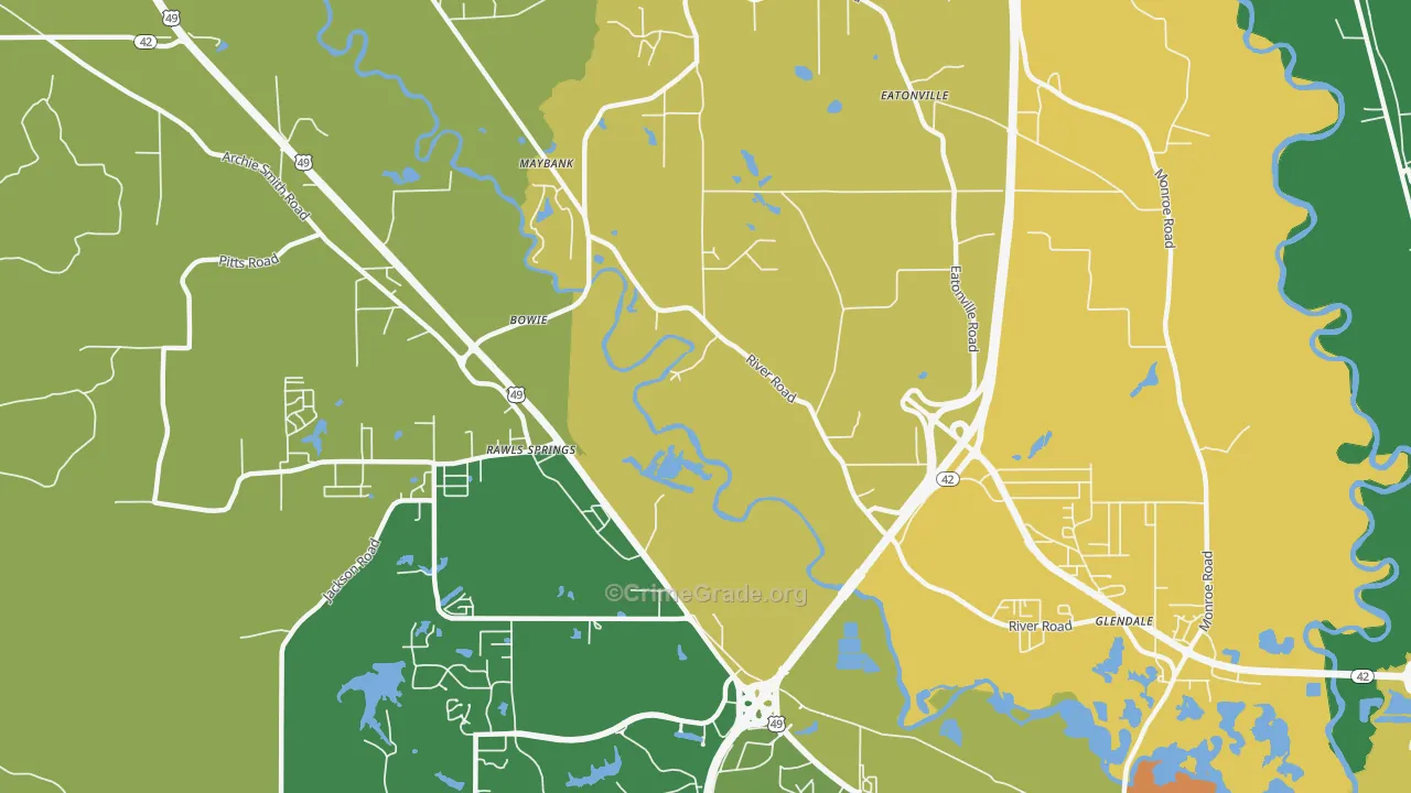 Maybank, MS Map of Murder Rates
