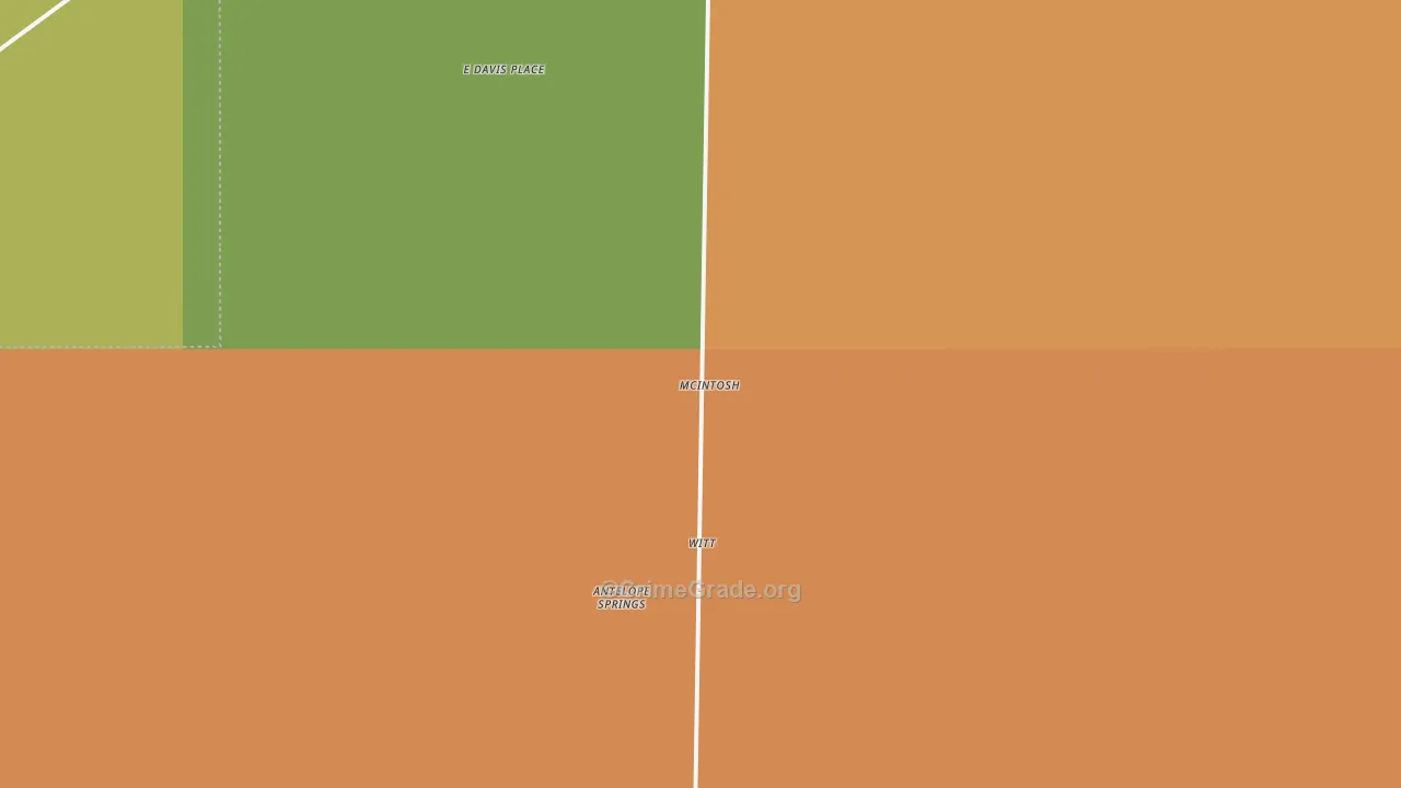 Mc Intosh, NM Map of Murder Rates