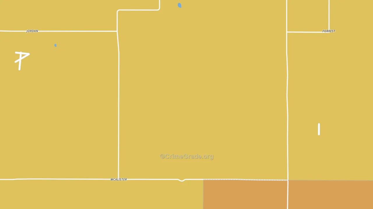 McAlister, NM Map of Murder Rates