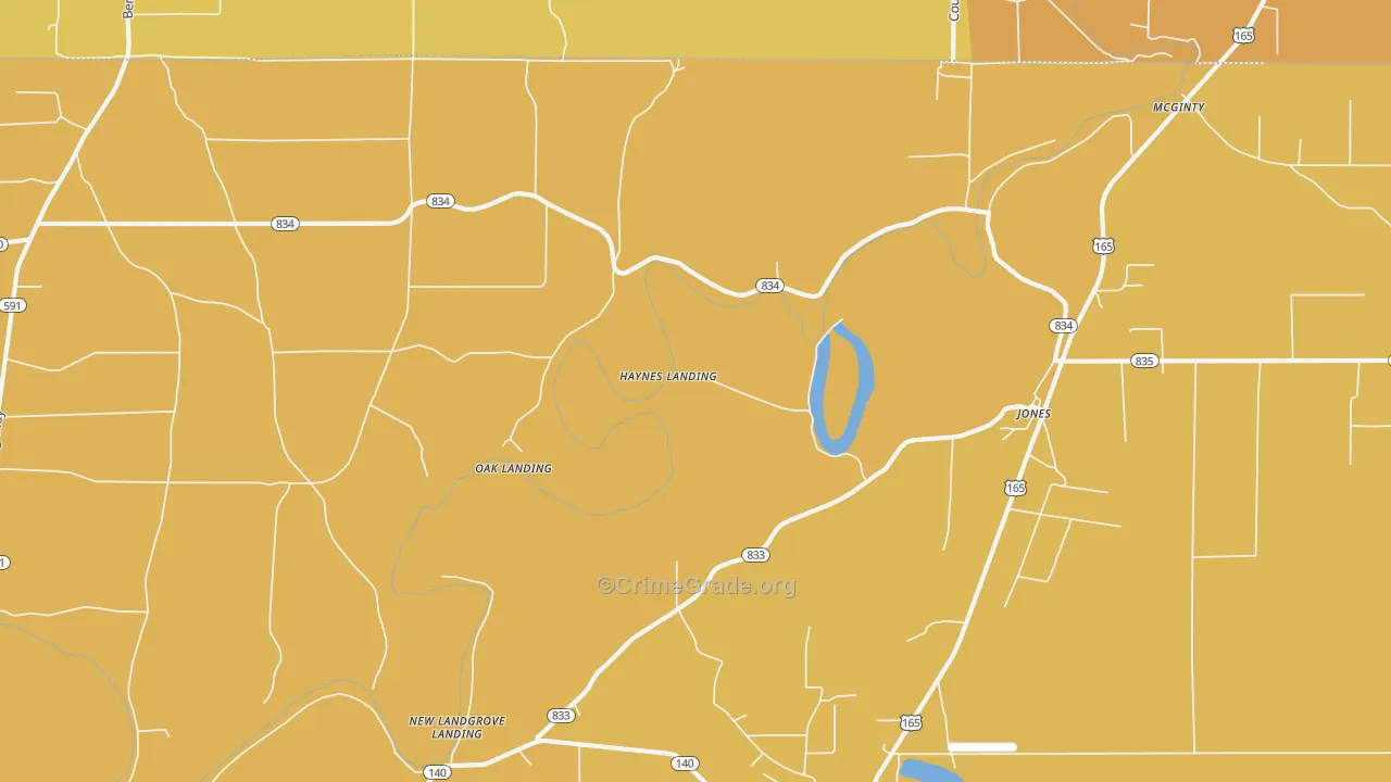 McGinty, LA Map of Murder Rates