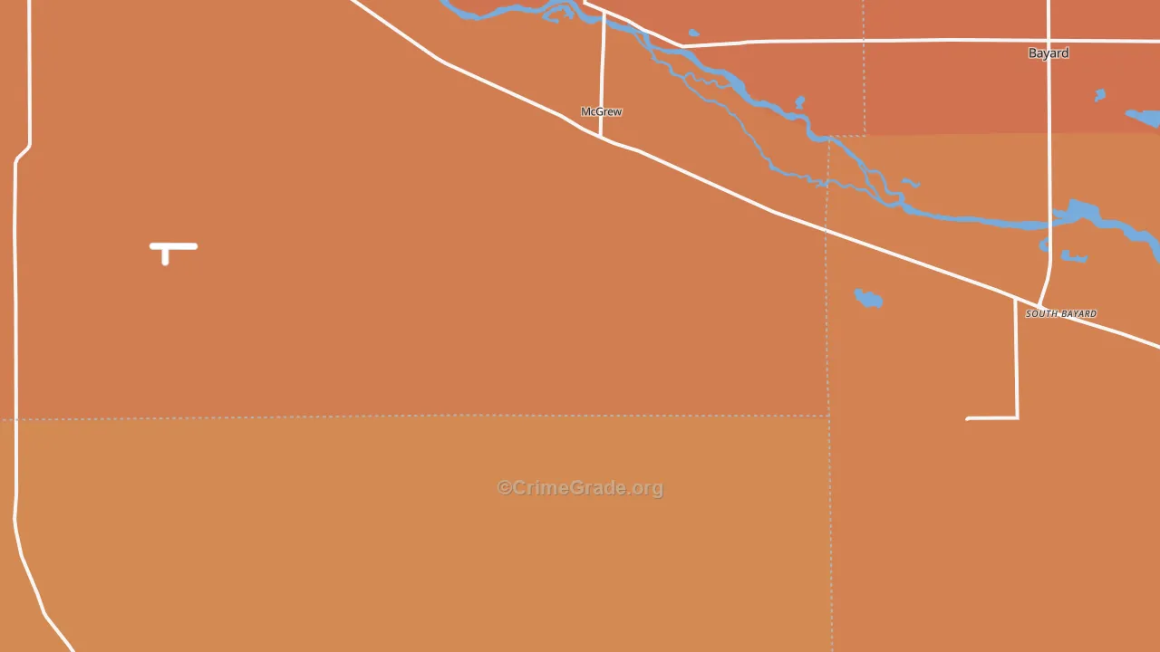Mcgrew, NE Map of Murder Rates