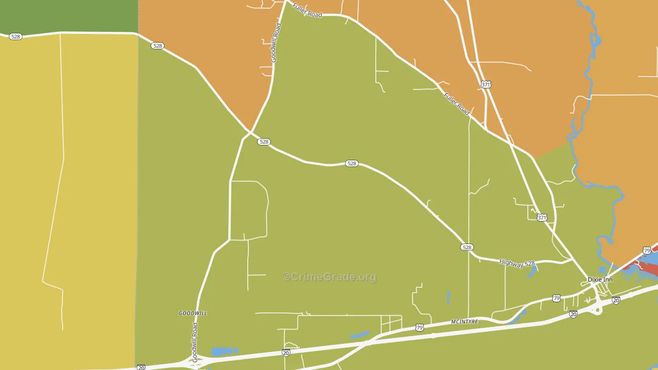 McIntyre, LA Map of Murder Rates