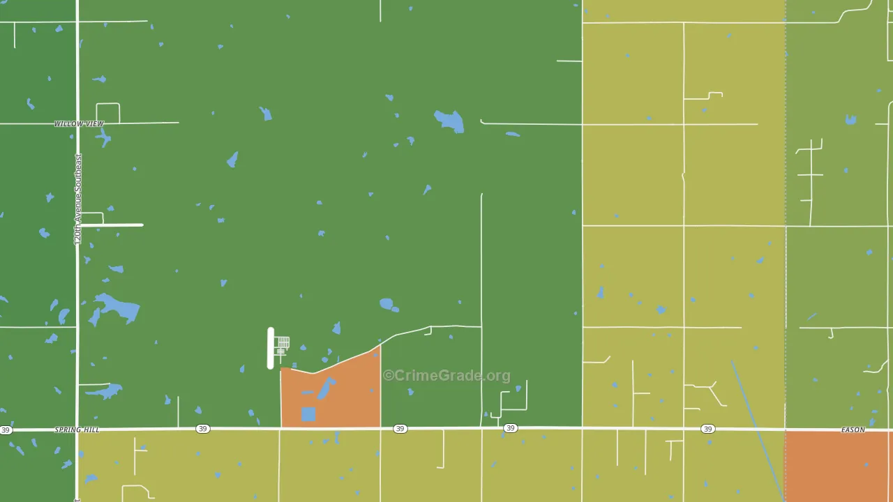 McKiddyville, OK Map of Murder Rates