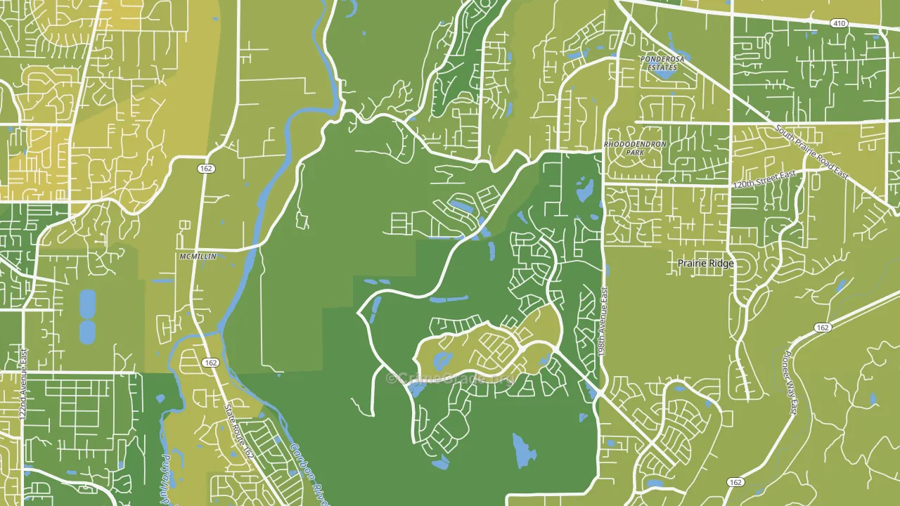 McMillin, WA Map of Murder Rates