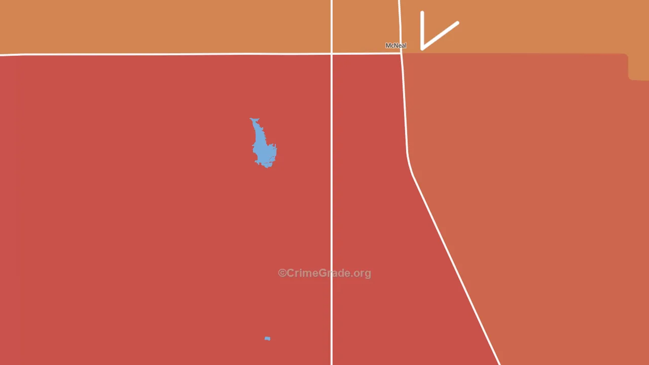 McNeal, AZ Map of Murder Rates