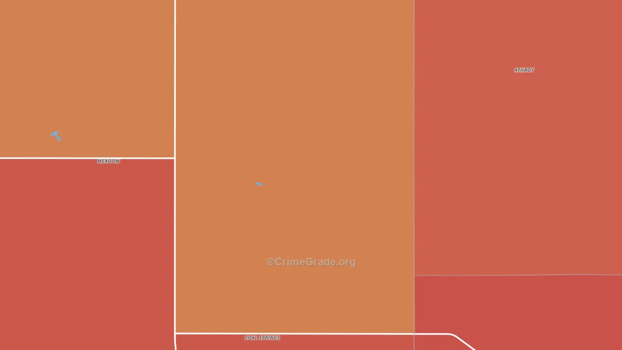 Meadow, SD Map of Murder Rates