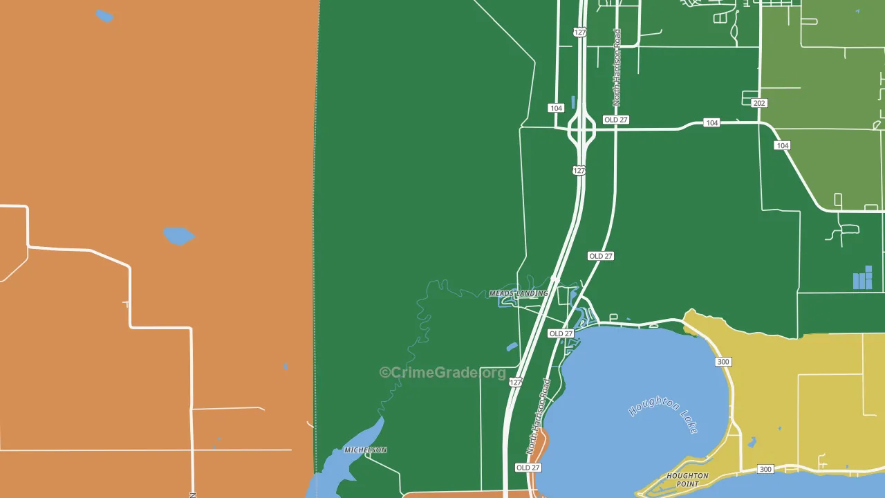 Meads Landing, MI Map of Murder Rates
