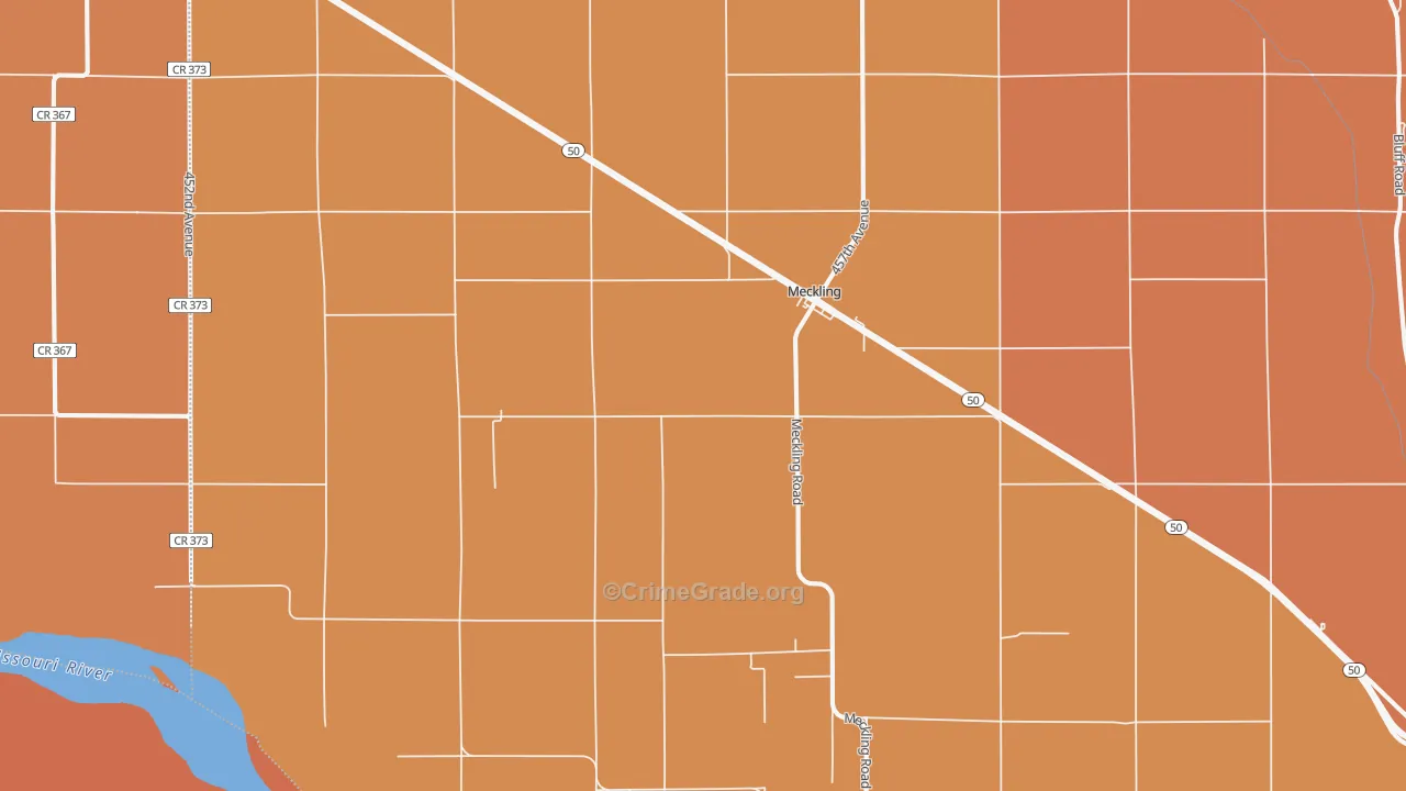 Meckling, SD Map of Murder Rates