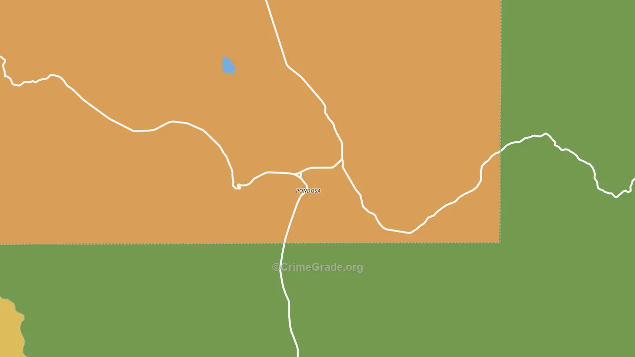 Medical Springs, OR Map of Murder Rates