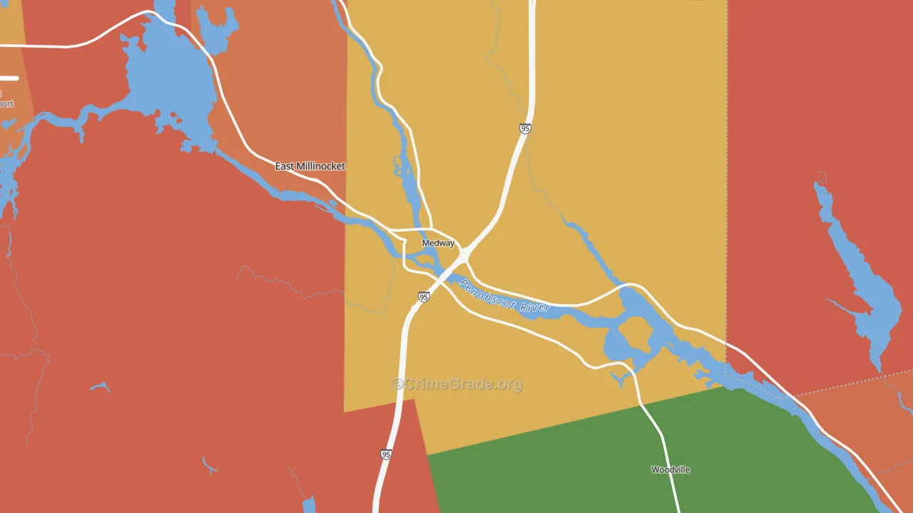Medway, ME Map of Murder Rates
