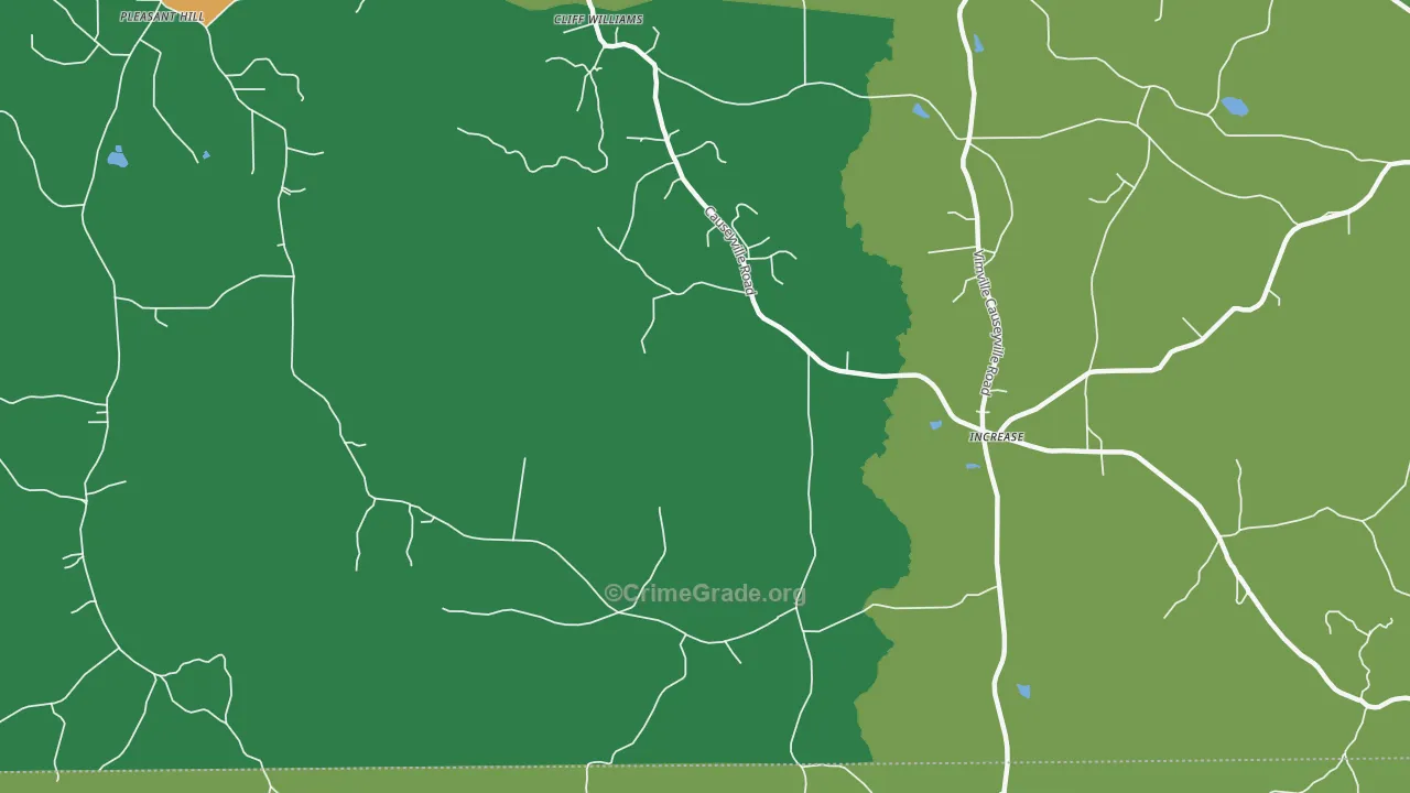 Meehan, MS Map of Murder Rates