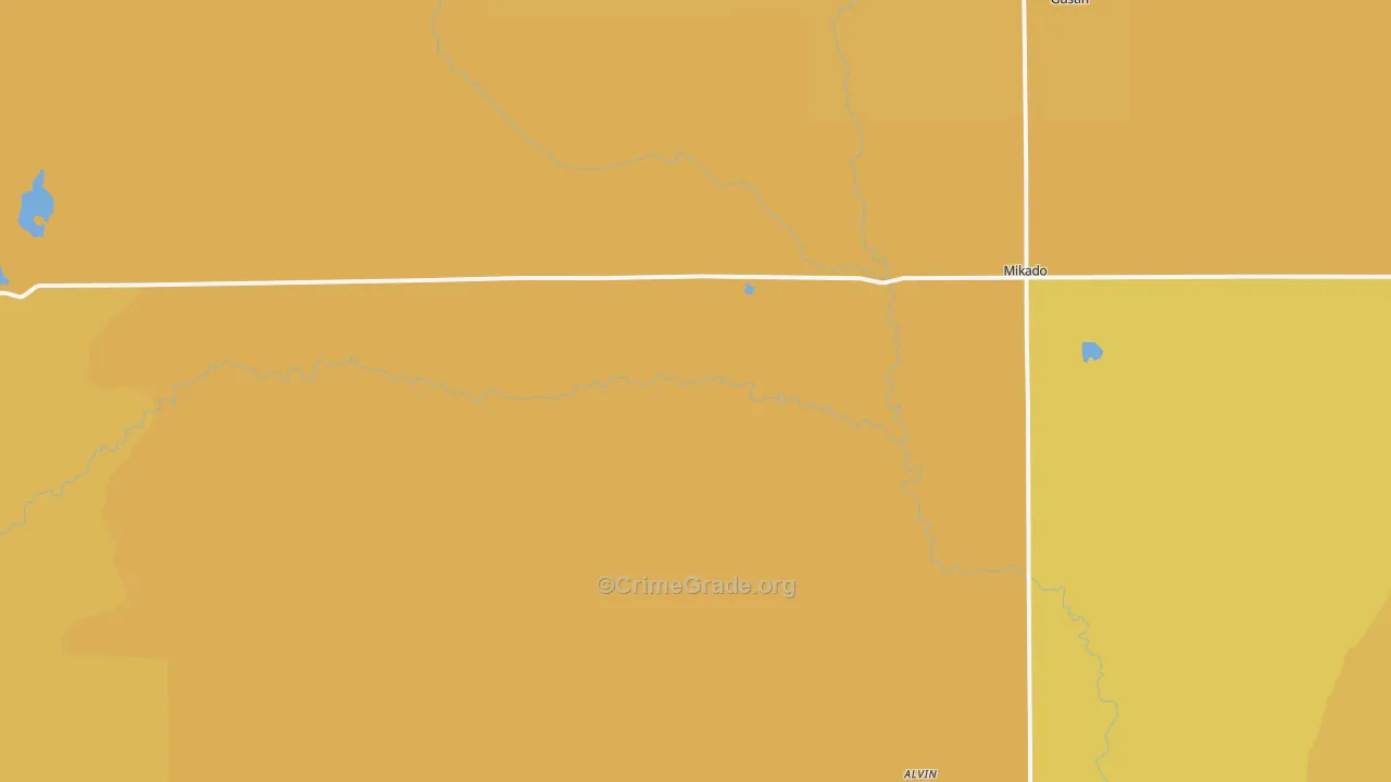 Mikado, MI Map of Murder Rates