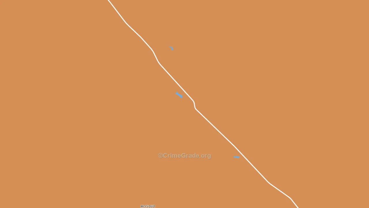 Mildred, MT Map of Murder Rates
