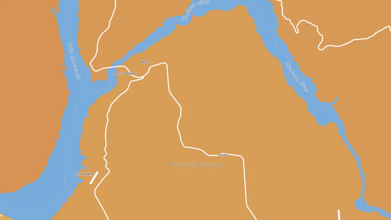 Miles, WA Map of Murder Rates