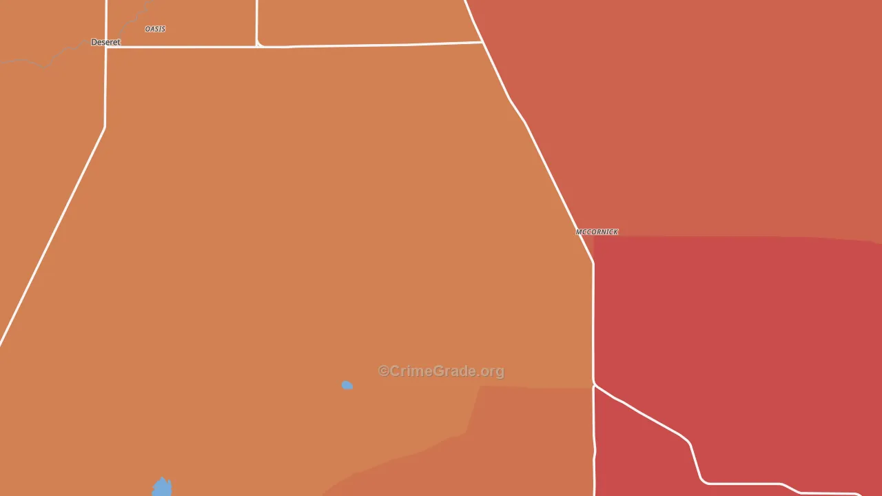 Millard County, UT Map of Murder Rates