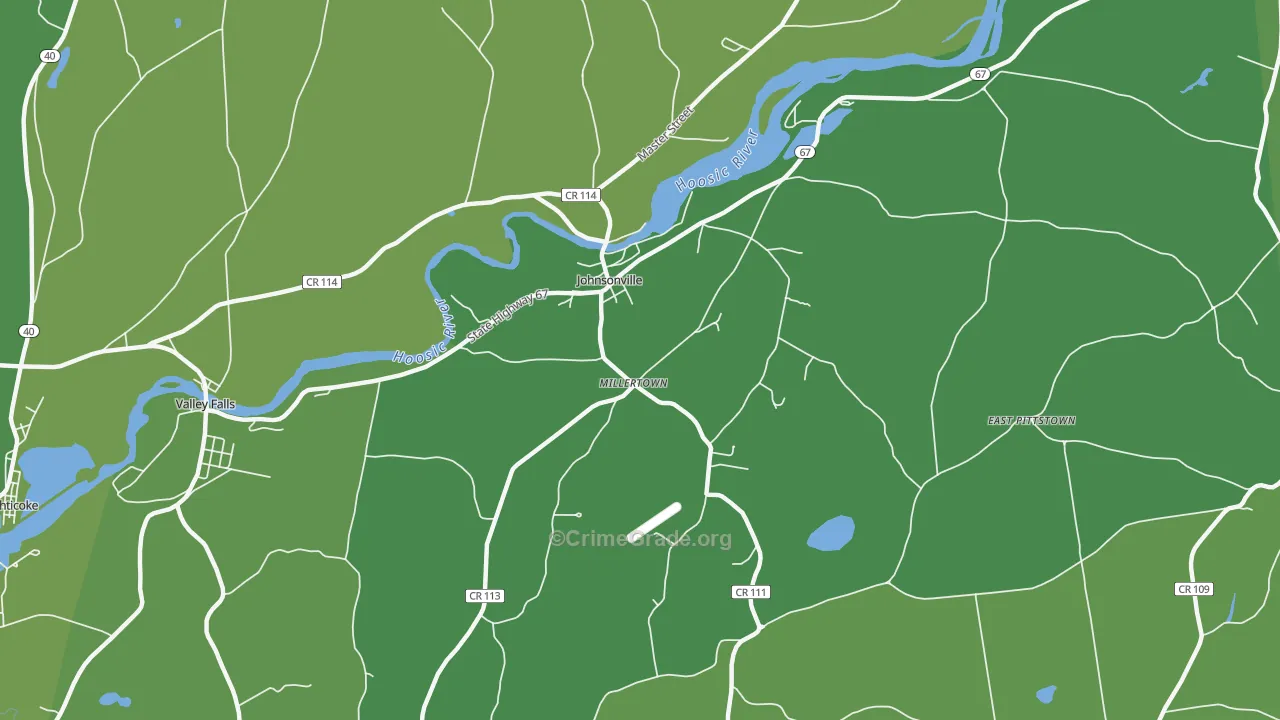Millertown, NY Map of Murder Rates