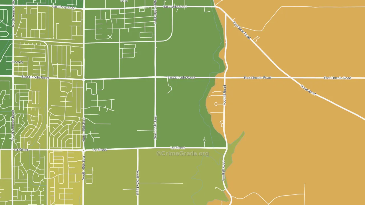Milo, ID Map of Murder Rates
