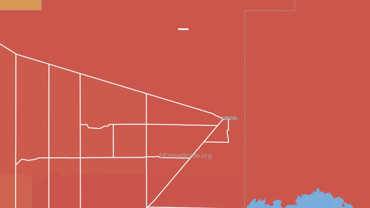 Minidoka, ID Map of Murder Rates