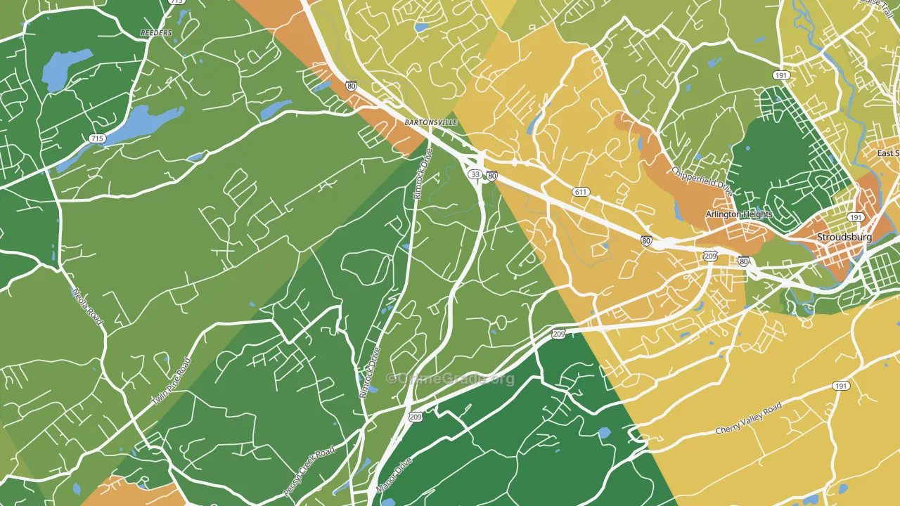 Minisink Hills, PA Map of Murder Rates