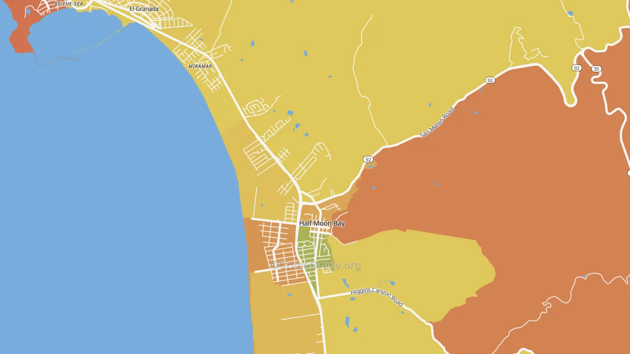 Miramar, CA Map of Murder Rates