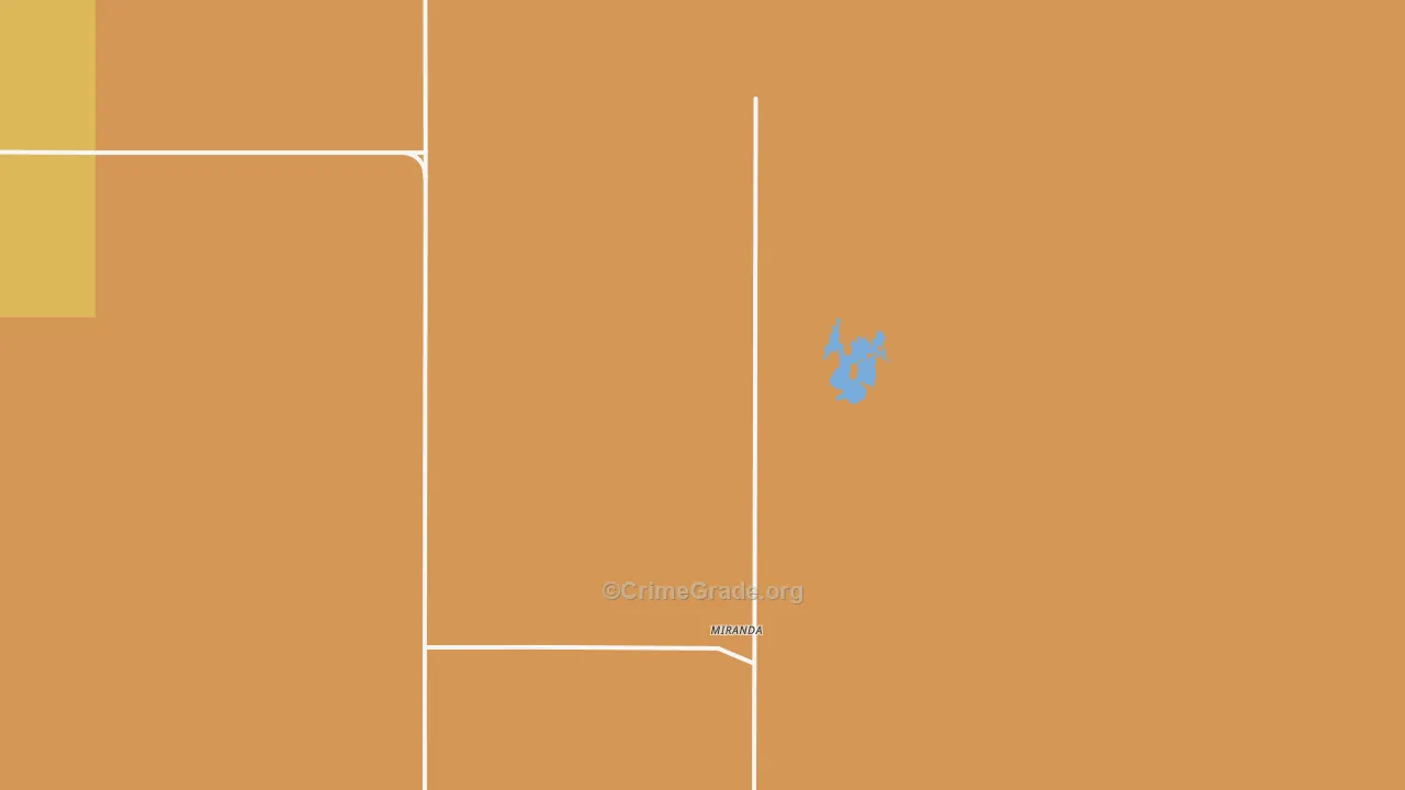 Miranda, SD Map of Murder Rates