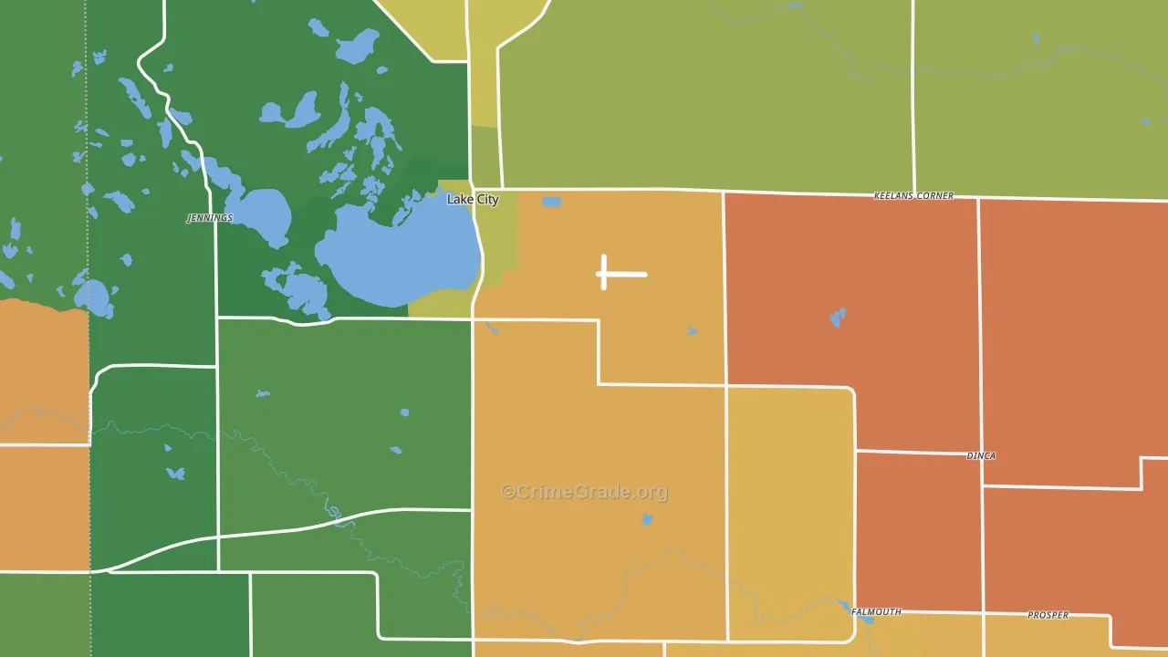 Missaukee County, MI Map of Murder Rates