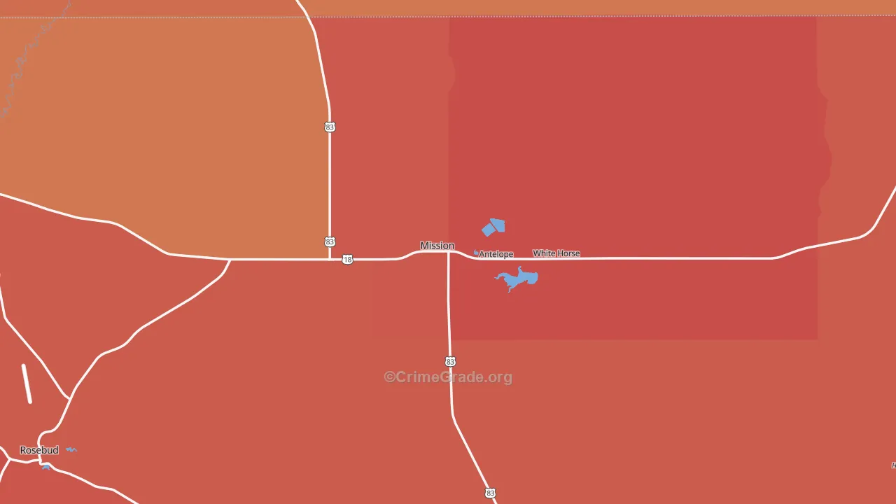 Mission, SD Map of Murder Rates