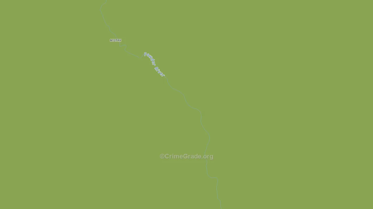 Mizpah, MT Map of Murder Rates