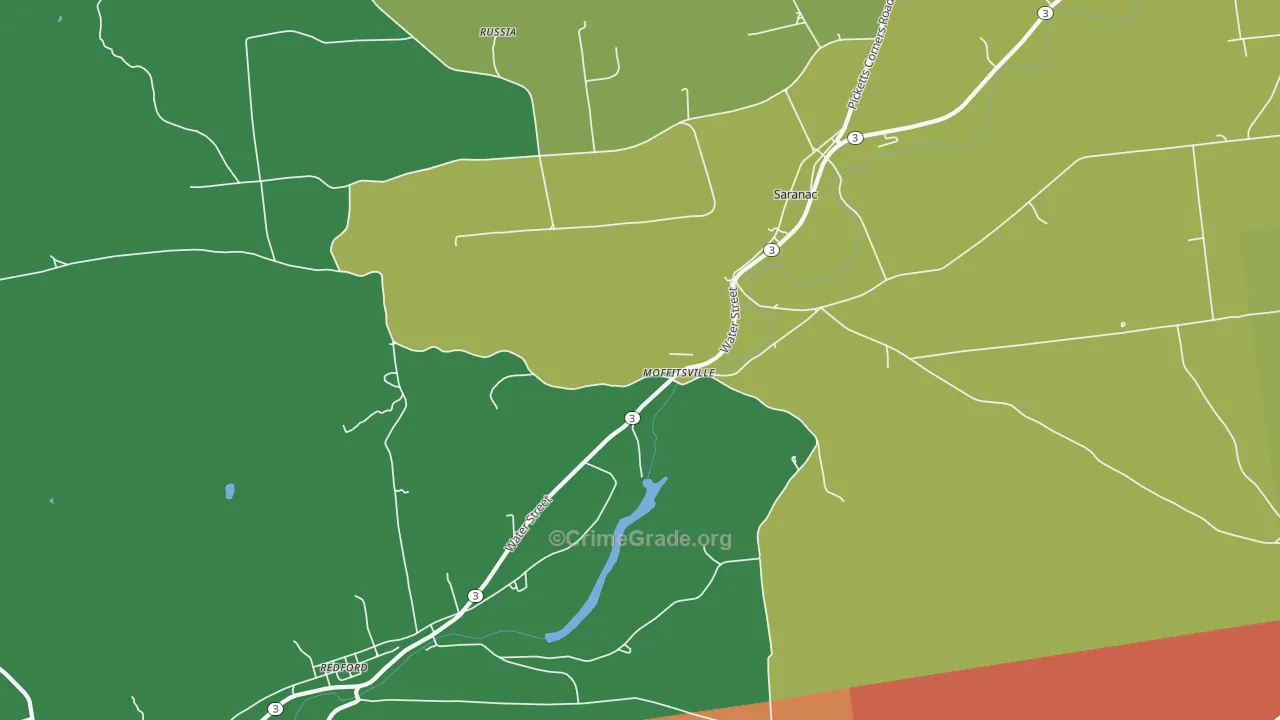 Moffitsville, NY Map of Murder Rates