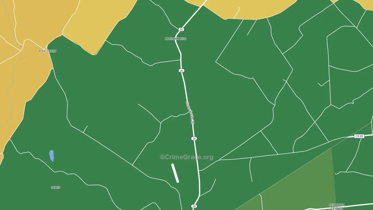 Mohawk Hill, NY Map of Murder Rates