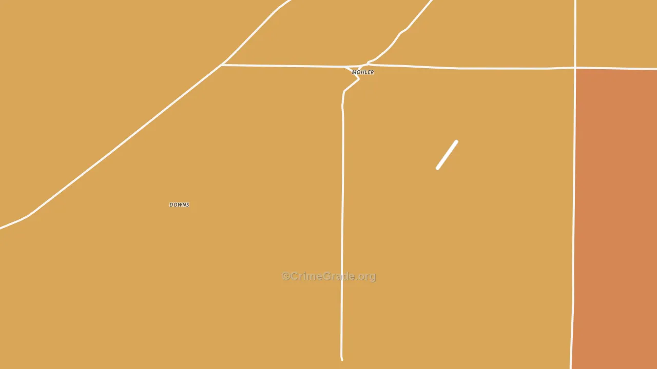 Mohler, WA Map of Murder Rates