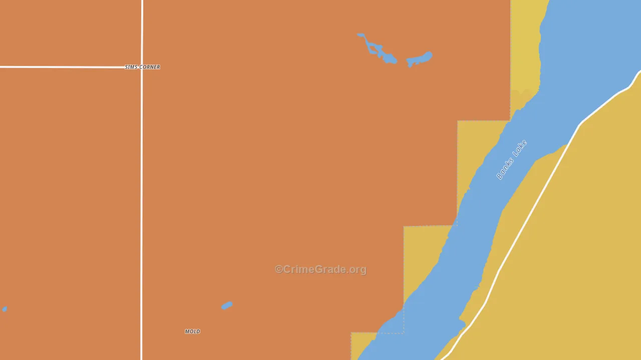 Mold, WA Map of Murder Rates