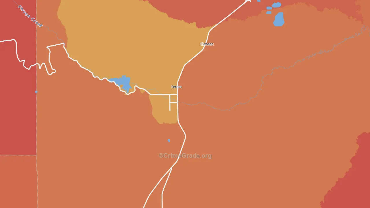 Molen, UT Map of Murder Rates