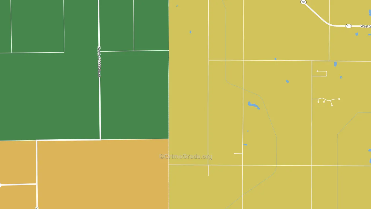Momence, IN Map of Murder Rates