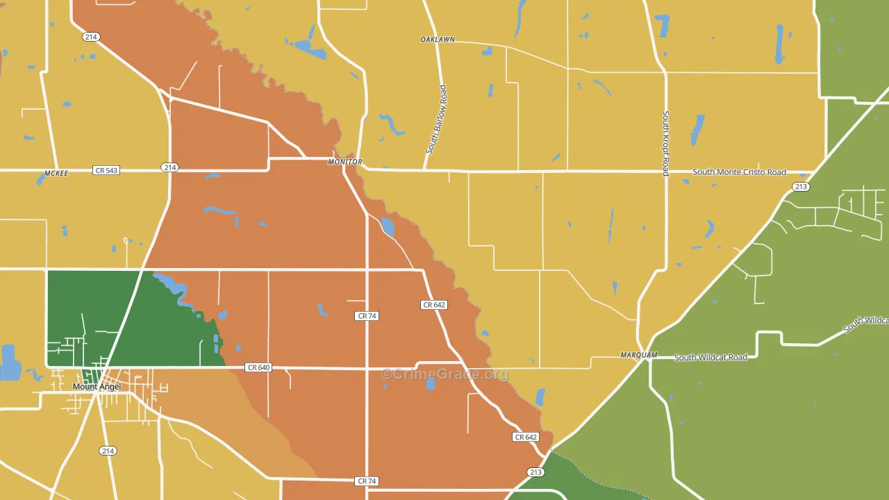 Monitor, OR Map of Murder Rates