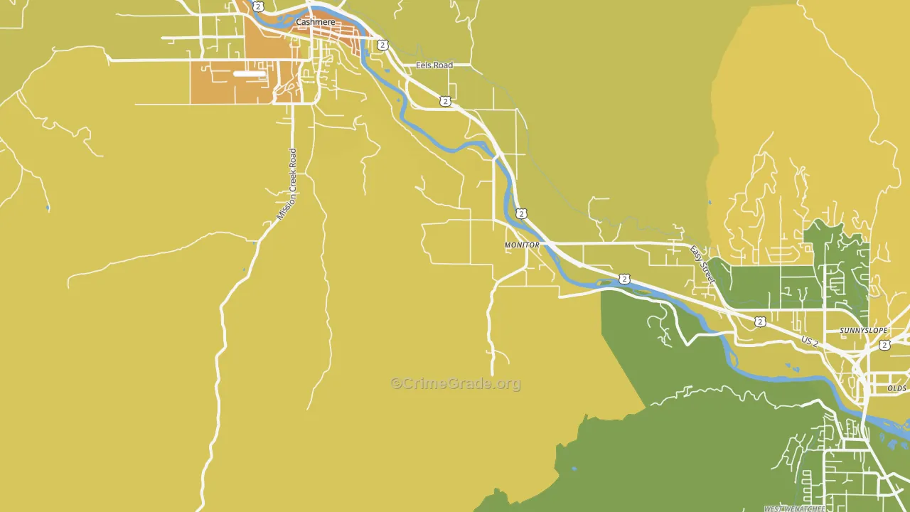 Monitor, WA Map of Murder Rates