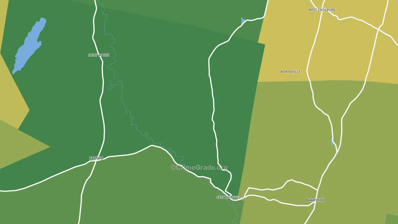Montgomery, VT Map of Murder Rates